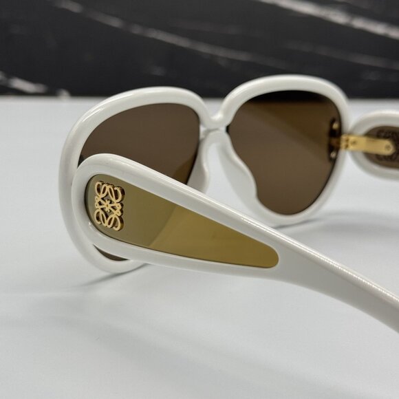 NEW LOEWE LW40132I 25G WHITE/GOLD UNISEX SUNGLASSES LOEWE main image 7